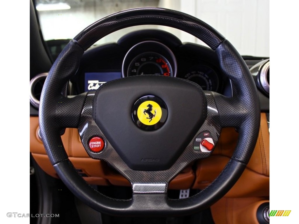 2010 Ferrari California Standard California Model Cuoio Steering Wheel Photo #73375674