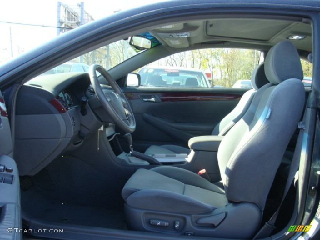 Dark Stone Gray Interior 2004 Toyota Solara SLE Coupe Photo #73375790