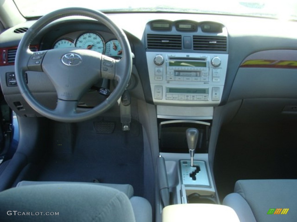 2004 Toyota Solara SLE Coupe Dark Stone Gray Dashboard Photo #73375825