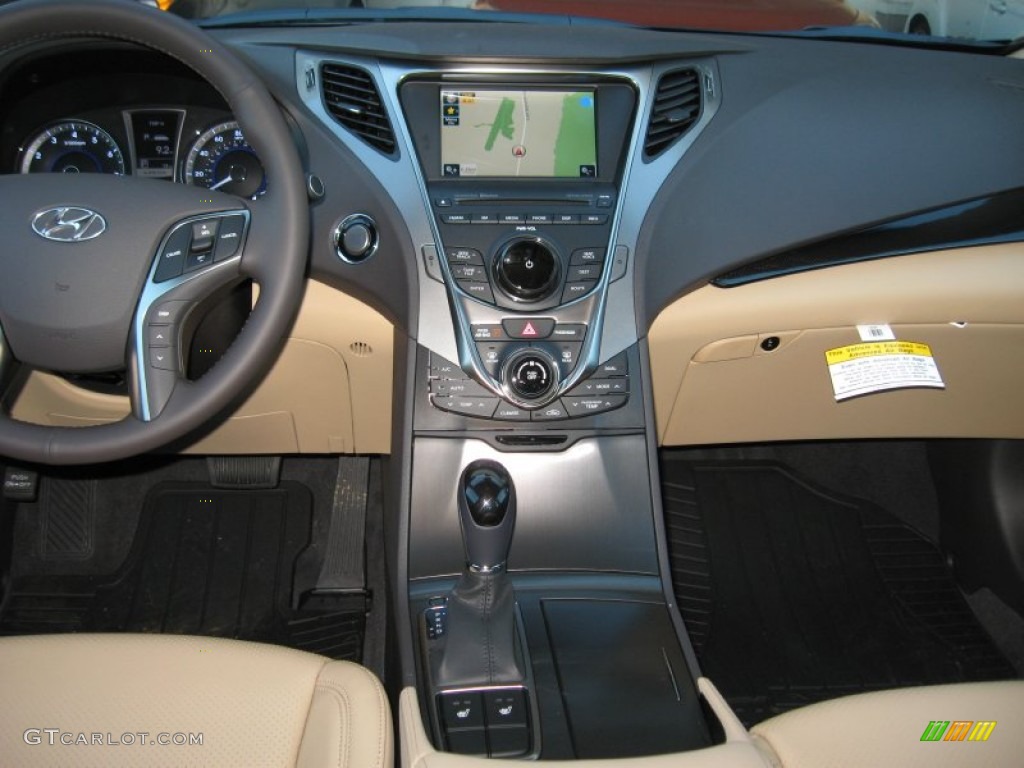 2013 Hyundai Azera Standard Azera Model Camel Dashboard Photo #73376032