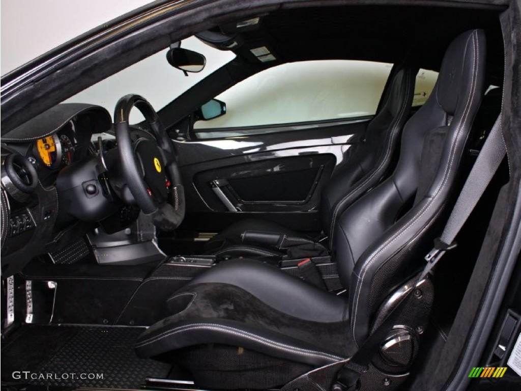 Black Interior 2008 Ferrari F430 Scuderia Coupe Photo #73377280