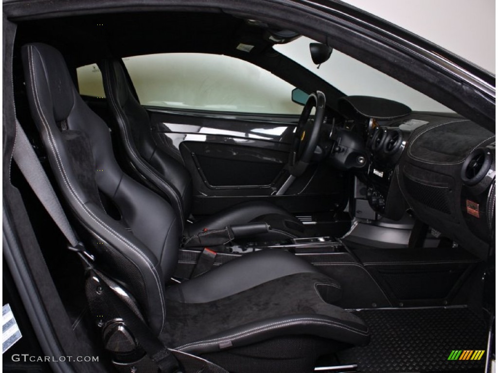 Black Interior 2008 Ferrari F430 Scuderia Coupe Photo #73377297