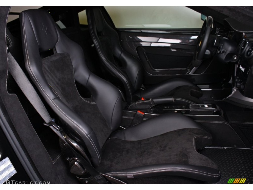 Black Interior 2008 Ferrari F430 Scuderia Coupe Photo #73377334