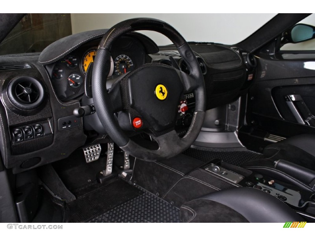 2008 Ferrari F430 Scuderia Coupe Black Dashboard Photo #73377356