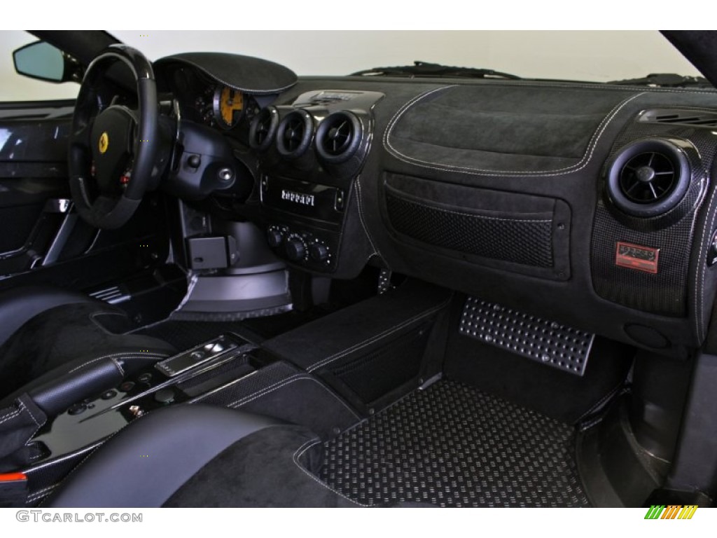 2008 Ferrari F430 Scuderia Coupe Black Dashboard Photo #73377374