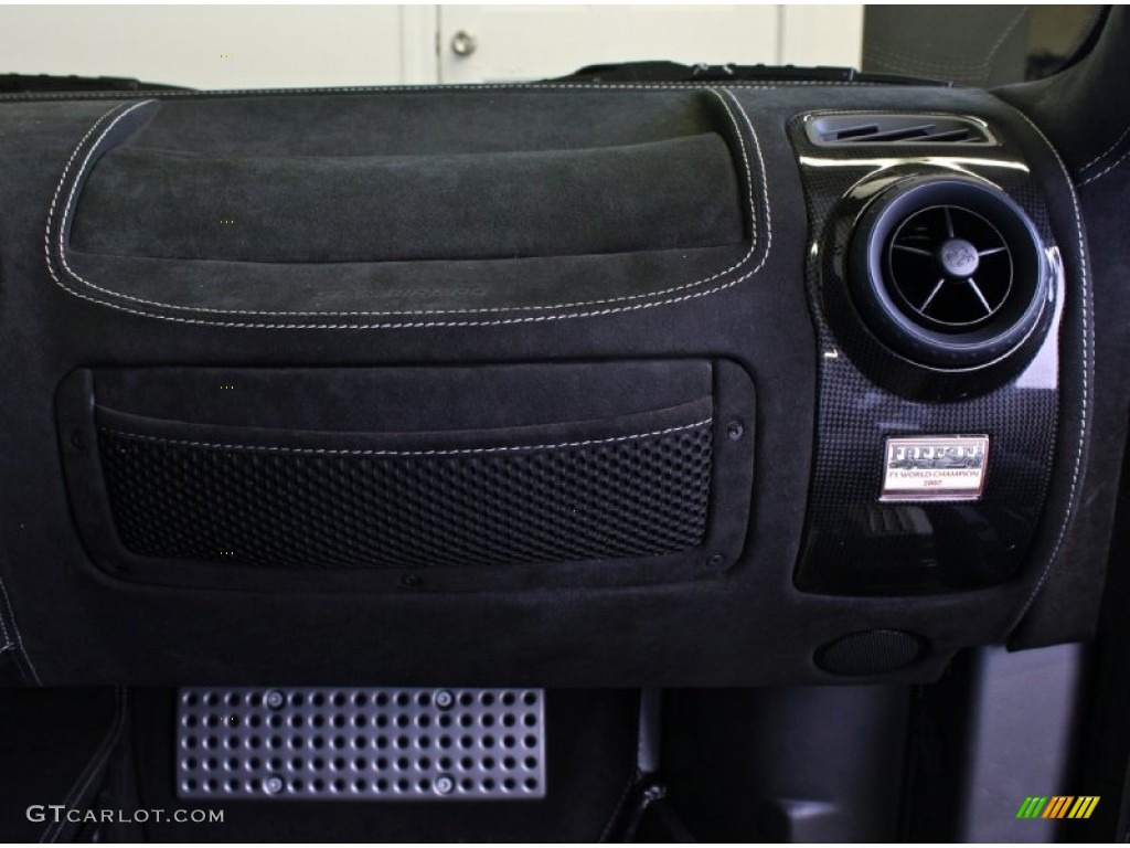 2008 Ferrari F430 Scuderia Coupe Black Dashboard Photo #73377506