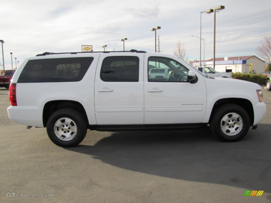 2012 Suburban LT 4x4 - Summit White / Ebony photo #8