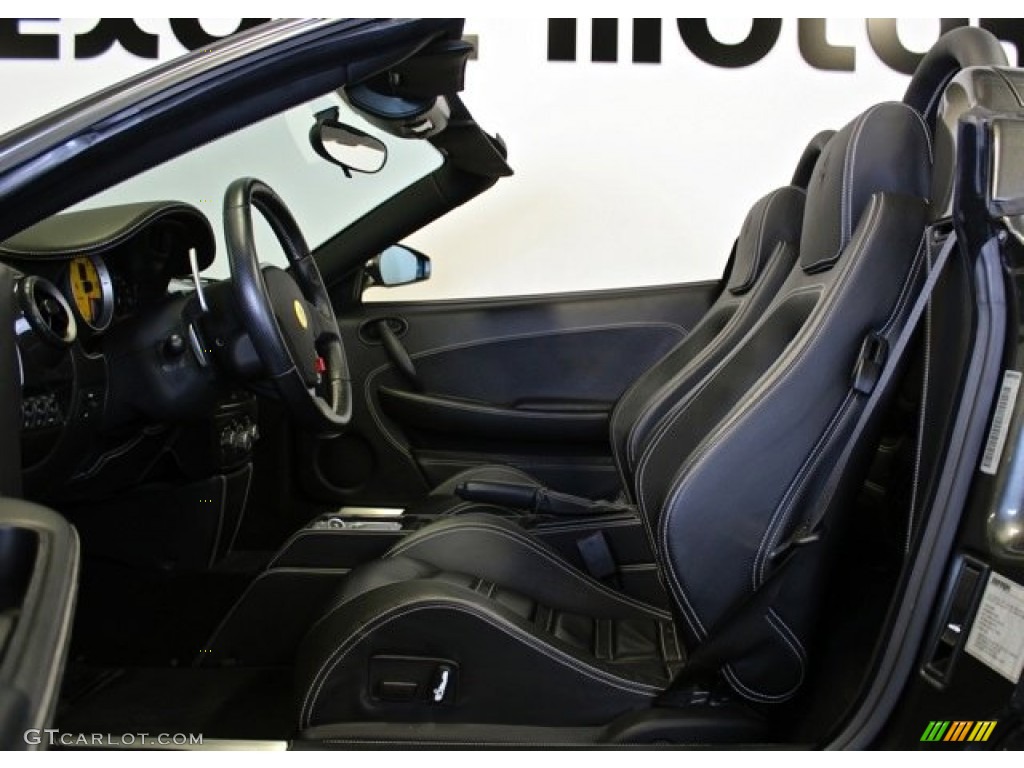 Black Interior 2008 Ferrari F430 Spider F1 Photo #73378787