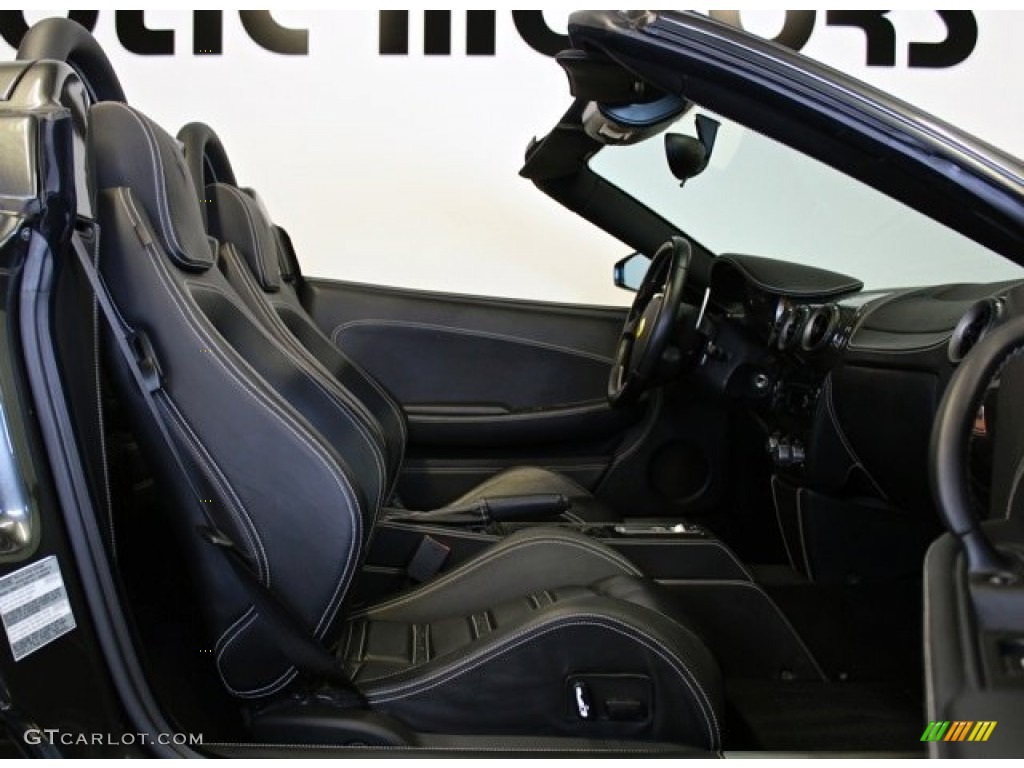 Black Interior 2008 Ferrari F430 Spider F1 Photo #73378806