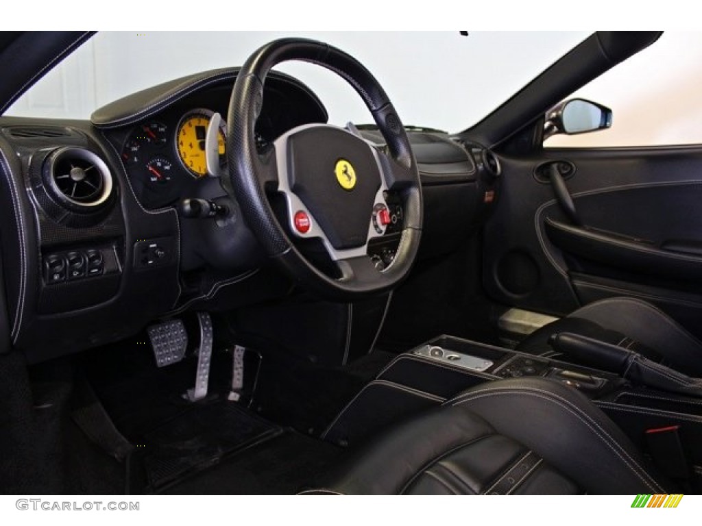 Black Interior 2008 Ferrari F430 Spider F1 Photo #73378910