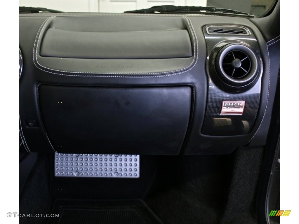 2008 Ferrari F430 Spider F1 Black Dashboard Photo #73379030