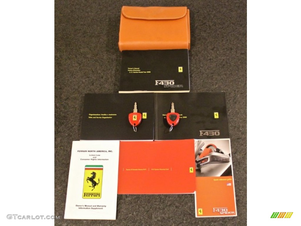 2008 Ferrari F430 Spider F1 Books/Manuals Photo #73379158