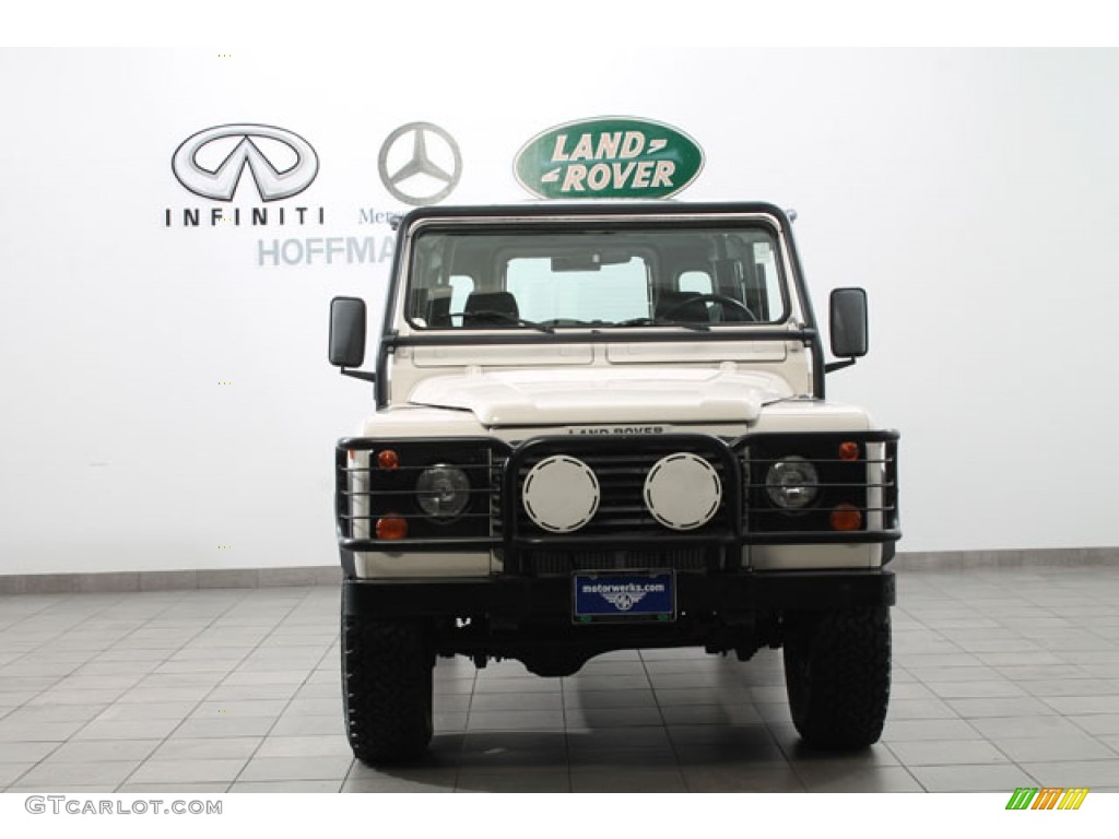 1997 Defender 90 Hard Top - Alpine White / Slate Grey photo #3