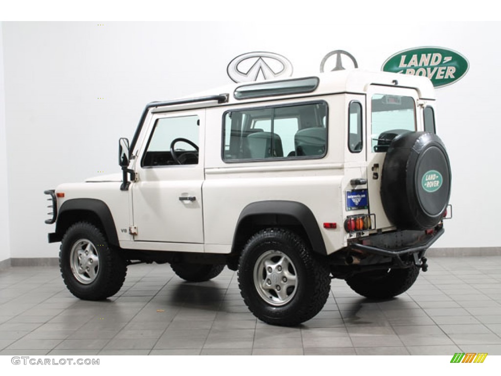 1997 Defender 90 Hard Top - Alpine White / Slate Grey photo #5