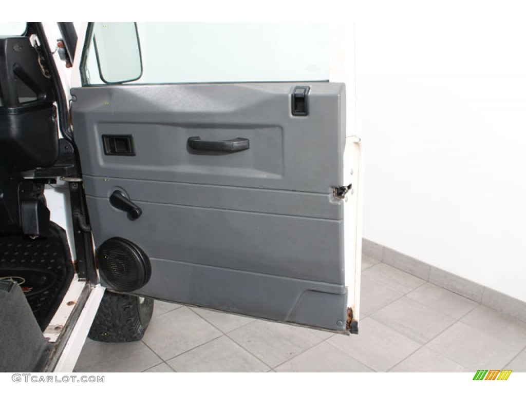 1997 Land Rover Defender 90 Hard Top Slate Grey Door Panel Photo #73379732