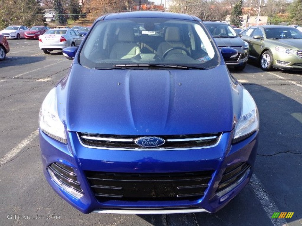 2013 Escape SEL 1.6L EcoBoost 4WD - Deep Impact Blue Metallic / Medium Light Stone photo #6