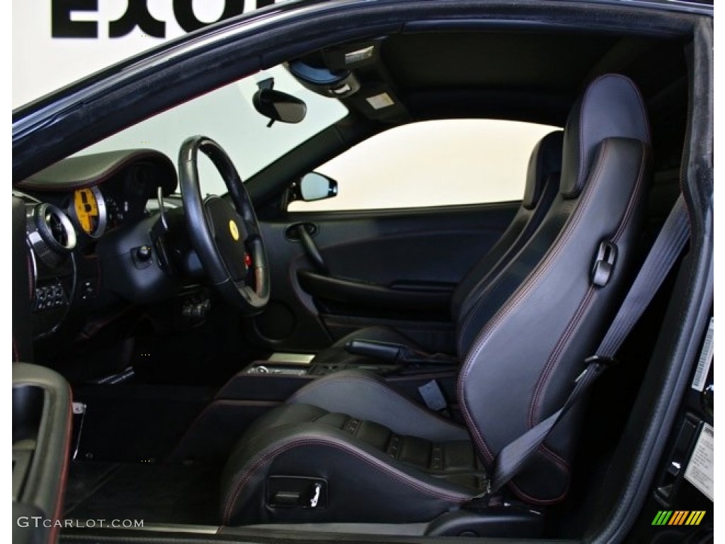 Nero Interior 2007 Ferrari F430 Coupe F1 Photo #73380332