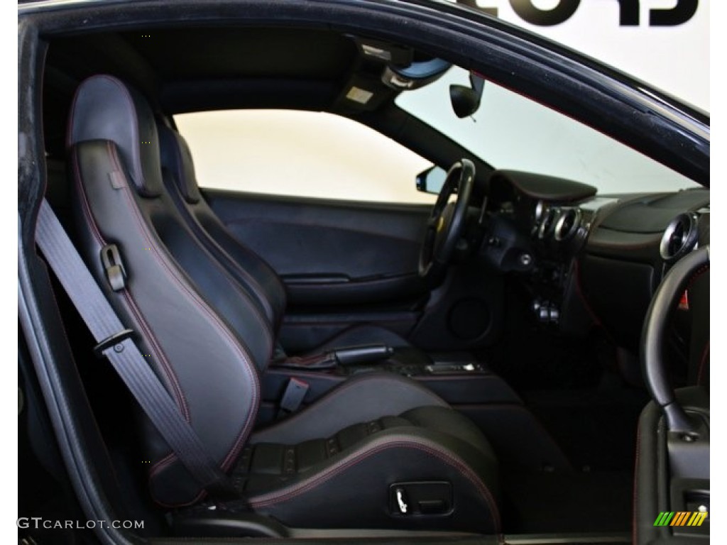 Nero Interior 2007 Ferrari F430 Coupe F1 Photo #73380352