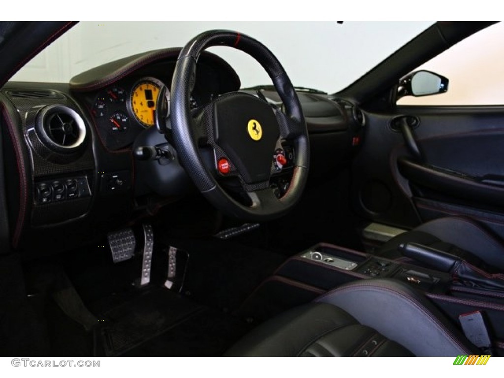 Nero Interior 2007 Ferrari F430 Coupe F1 Photo #73380432