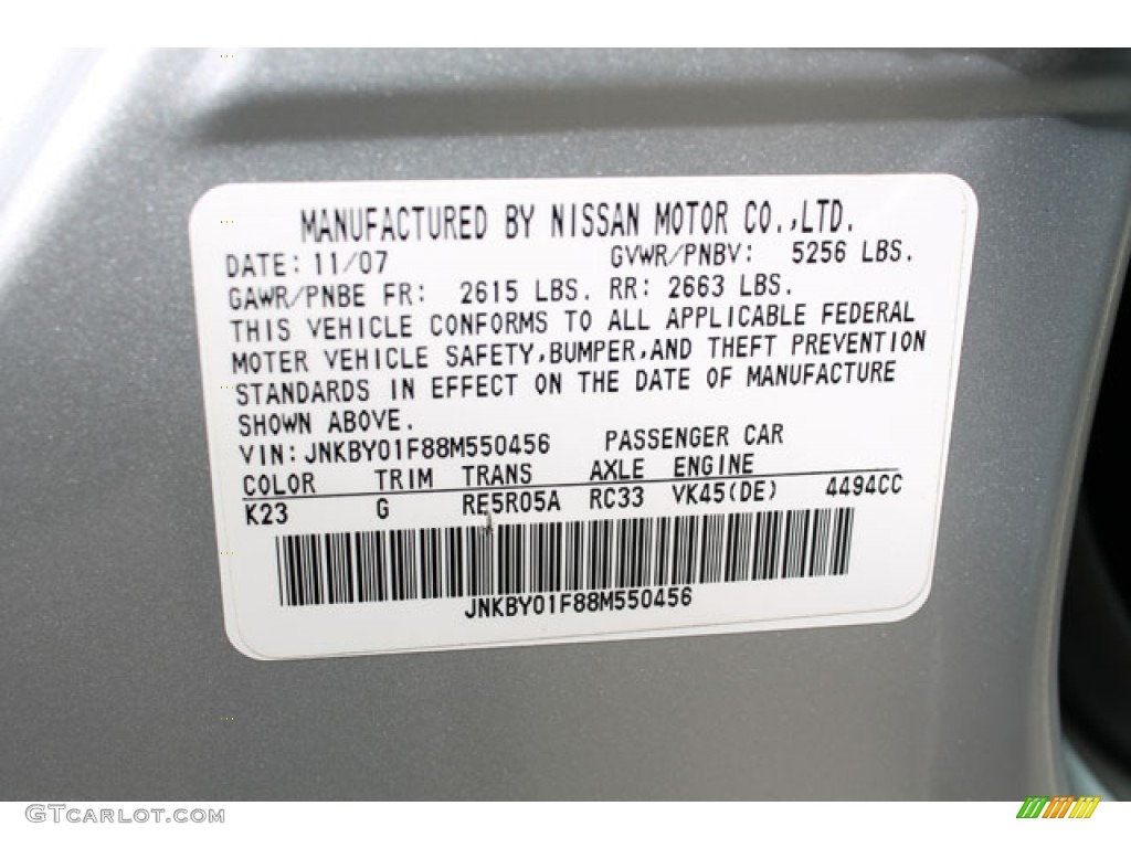 2008 M 45x AWD Sedan - Liquid Platinum Metallic / Graphite photo #32