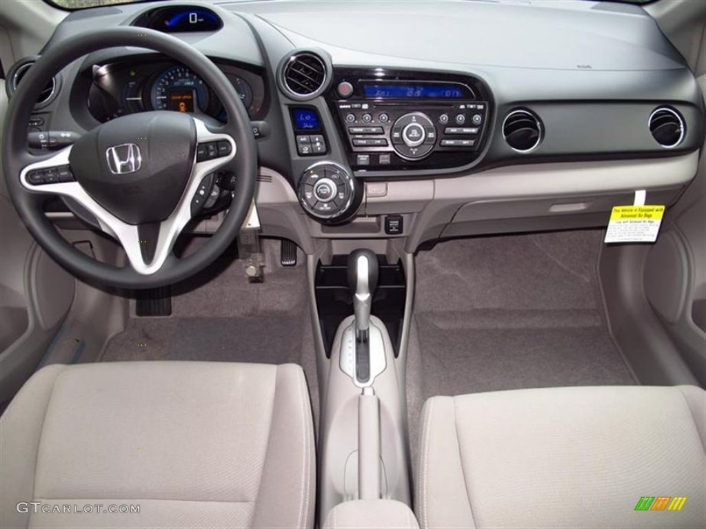 2013 Honda Insight LX Hybrid Gray Dashboard Photo #73380662