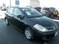 2012 Super Black Nissan Versa 1.8 SL Hatchback  photo #1