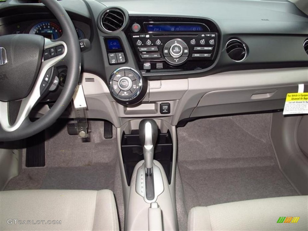 2013 Honda Insight LX Hybrid Gray Dashboard Photo #73380719