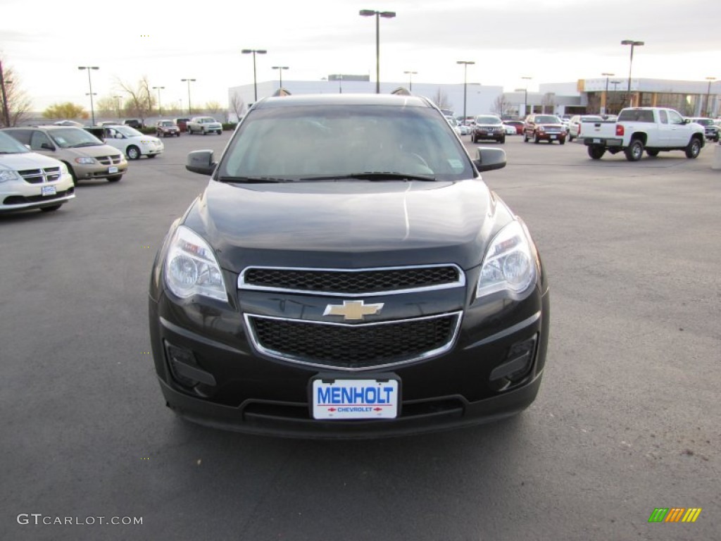 2011 Equinox LT AWD - Black Granite Metallic / Light Titanium/Jet Black photo #2