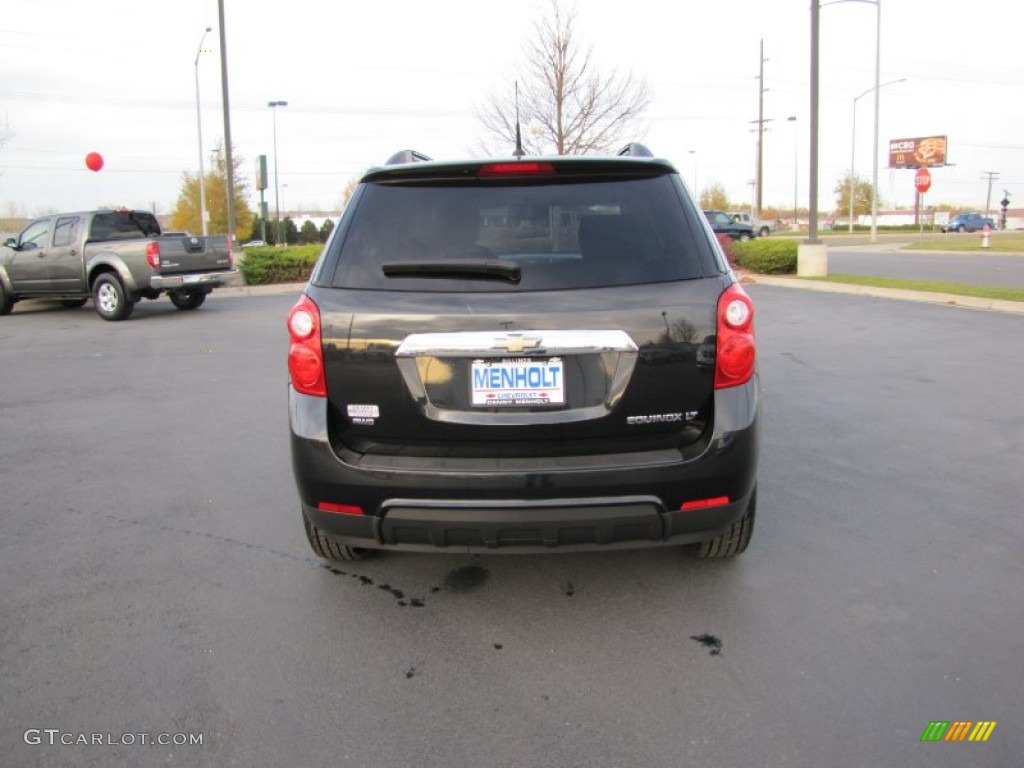 2011 Equinox LT AWD - Black Granite Metallic / Light Titanium/Jet Black photo #6