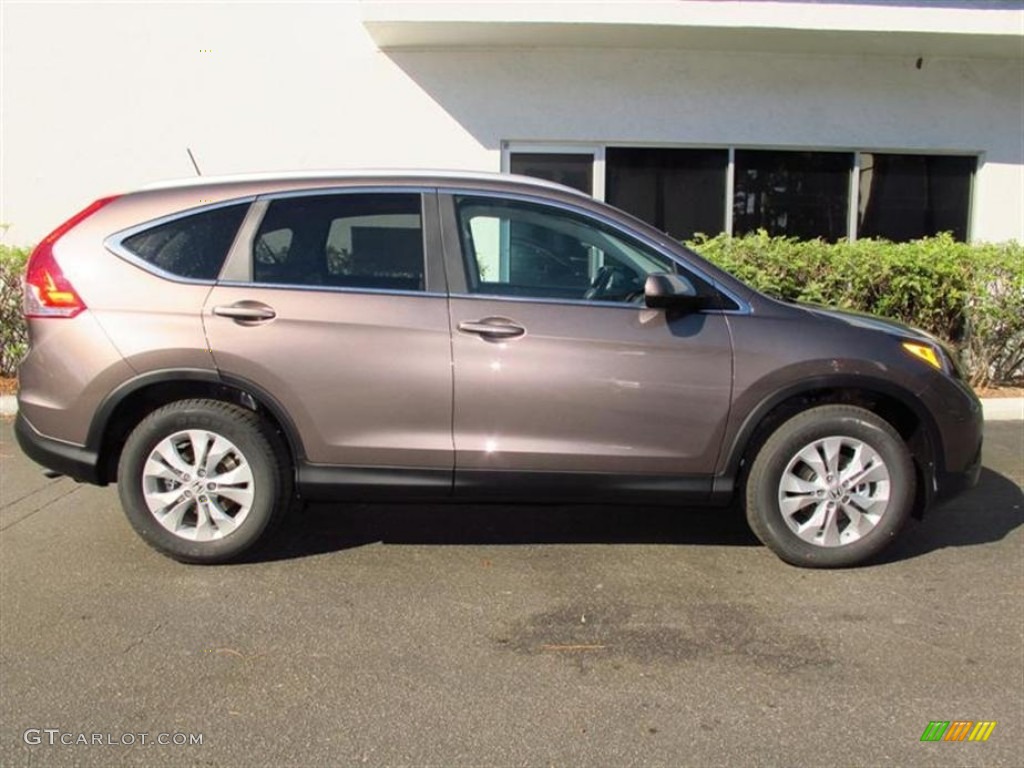 2013 CR-V EX-L - Urban Titanium Metallic / Beige photo #2