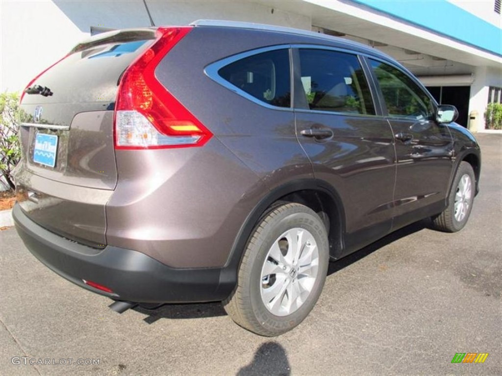 2013 CR-V EX-L - Urban Titanium Metallic / Beige photo #3