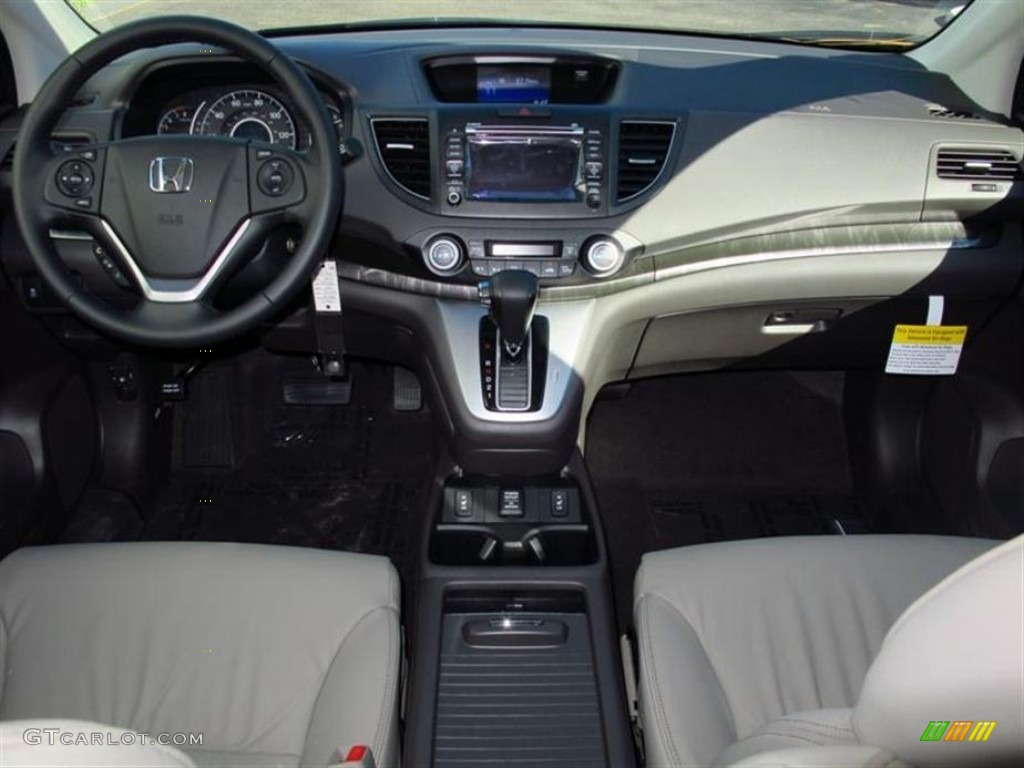 2013 CR-V EX-L - Urban Titanium Metallic / Beige photo #4