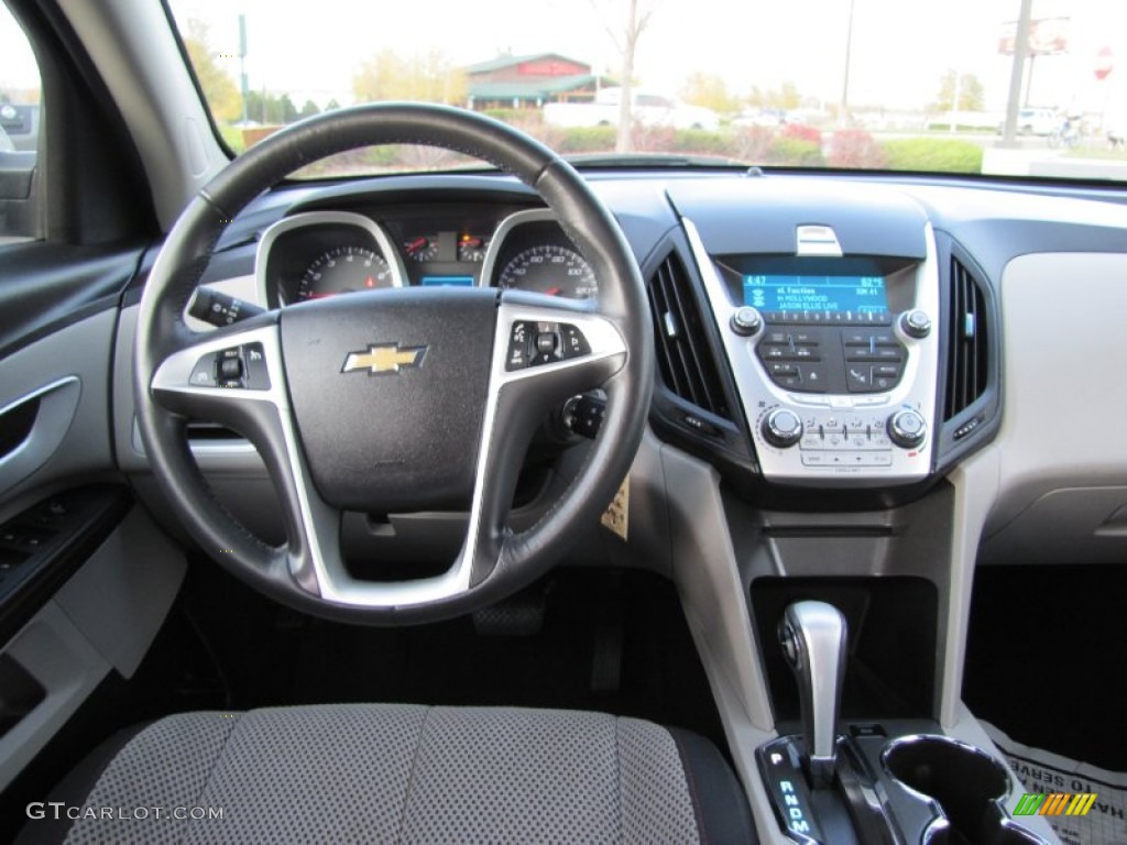 2011 Equinox LT AWD - Black Granite Metallic / Light Titanium/Jet Black photo #14