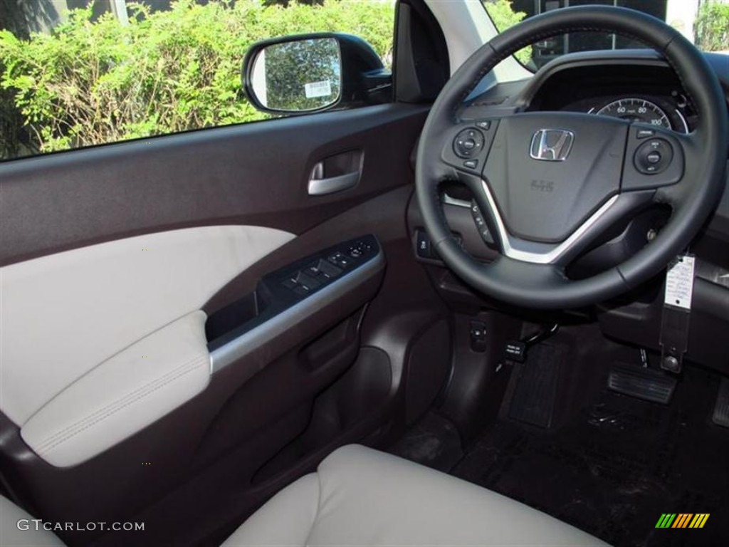 2013 CR-V EX-L - Urban Titanium Metallic / Beige photo #5