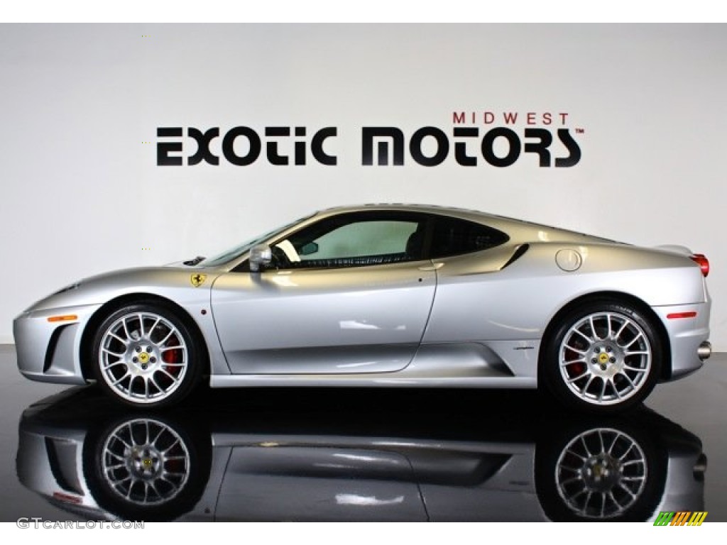 Argento Nurburgring (Silver Metallic) 2006 Ferrari F430 Coupe F1 Exterior Photo #73381406