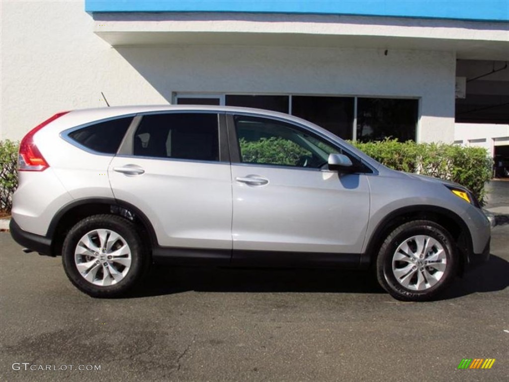 2013 CR-V EX - Alabaster Silver Metallic / Gray photo #2