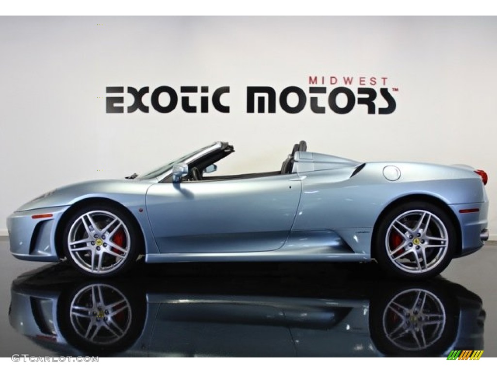 2005 F430 Spider F1 - Grigio Alloy (Light Blue Silver) / Blue Scuro photo #1