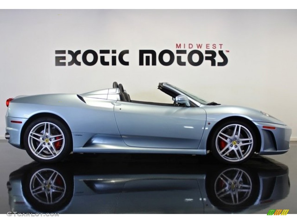 Grigio Alloy (Light Blue Silver) 2005 Ferrari F430 Spider F1 Exterior Photo #73382187