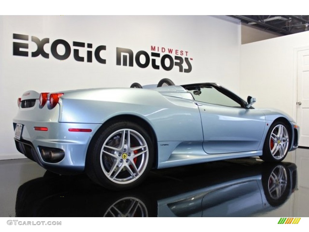 2005 F430 Spider F1 - Grigio Alloy (Light Blue Silver) / Blue Scuro photo #6