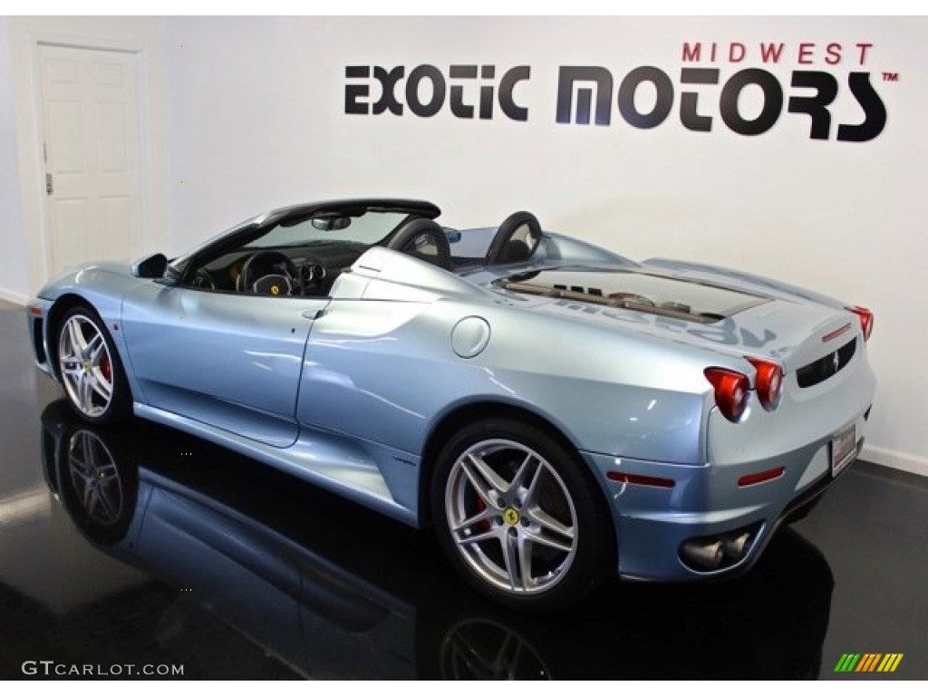 2005 F430 Spider F1 - Grigio Alloy (Light Blue Silver) / Blue Scuro photo #9
