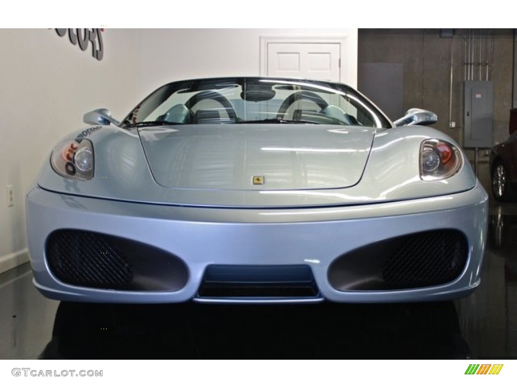 2005 F430 Spider F1 - Grigio Alloy (Light Blue Silver) / Blue Scuro photo #13