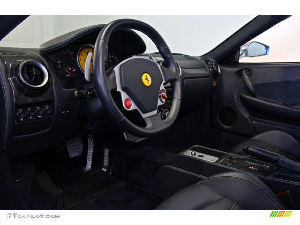 Blue Scuro Interior 2005 Ferrari F430 Spider F1 Photo #73382643