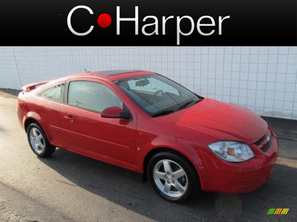 2009 Cobalt LT Coupe - Victory Red / Ebony photo #1