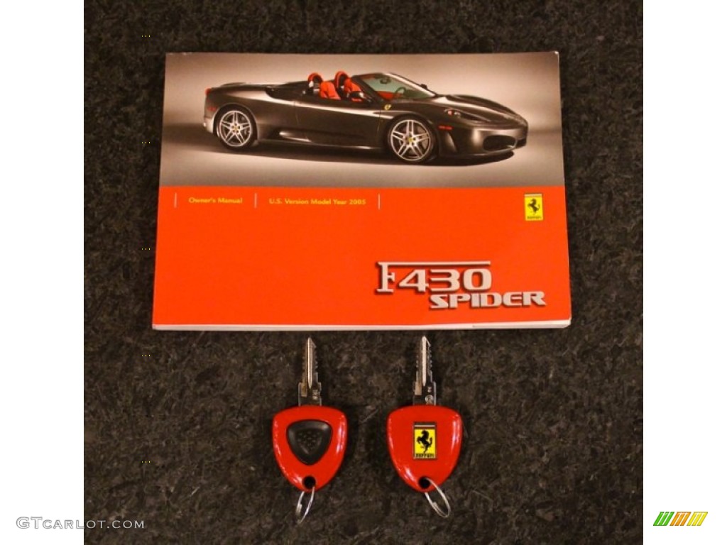 2005 Ferrari F430 Spider F1 Books/Manuals Photos