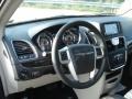 Black/Light Graystone 2013 Chrysler Town & Country Touring Dashboard