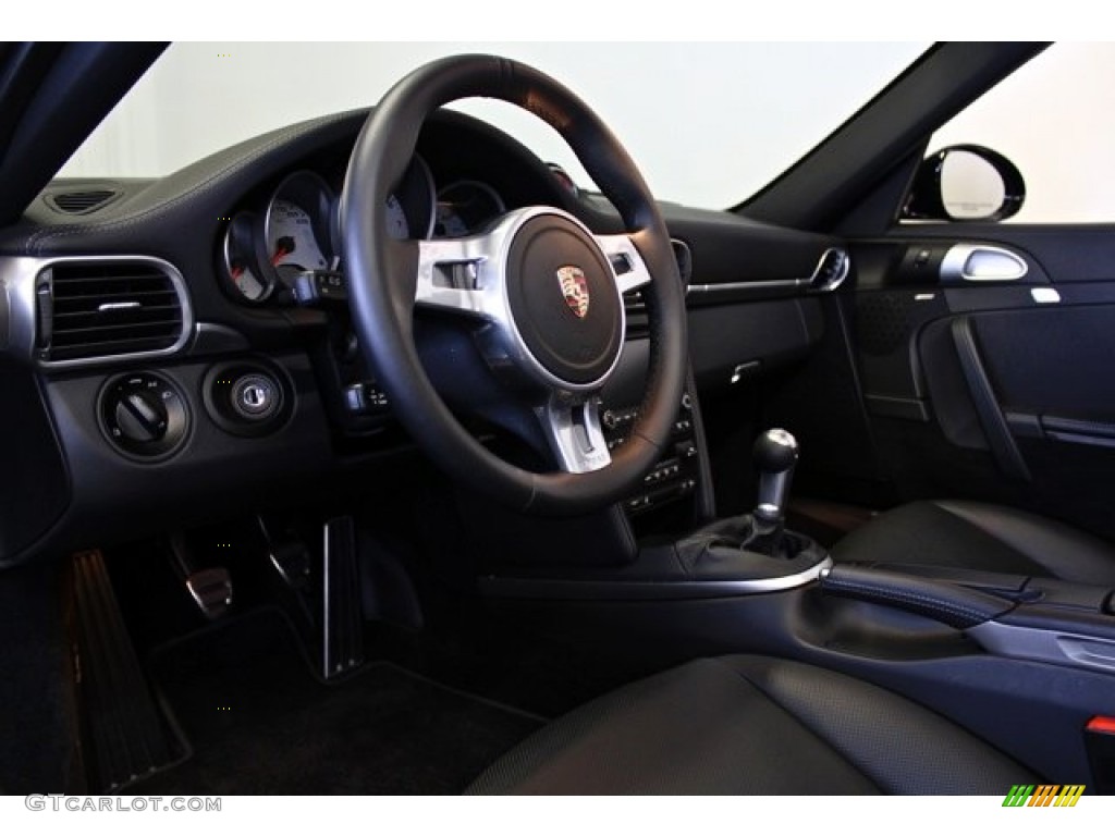 2012 911 Turbo Cabriolet - Black / Black photo #29