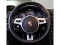 Black 2012 Porsche 911 Turbo Cabriolet Steering Wheel