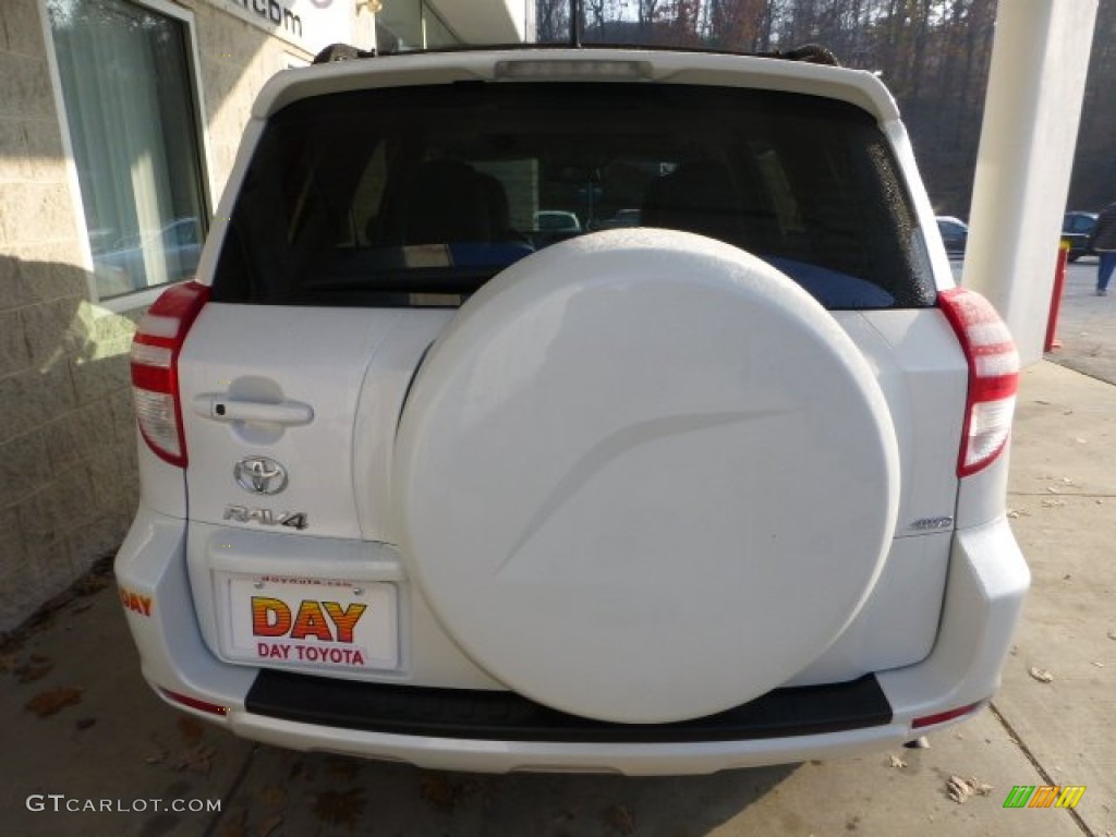 2012 RAV4 Limited 4WD - Blizzard White Pearl / Ash photo #3