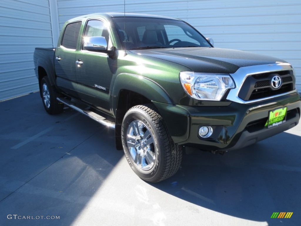 2013 Tacoma V6 Limited Prerunner Double Cab - Spruce Green Mica / Graphite photo #1