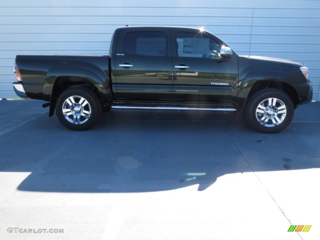2013 Tacoma V6 Limited Prerunner Double Cab - Spruce Green Mica / Graphite photo #2